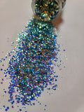 Bubble Glitter- Twisted Teal # 7