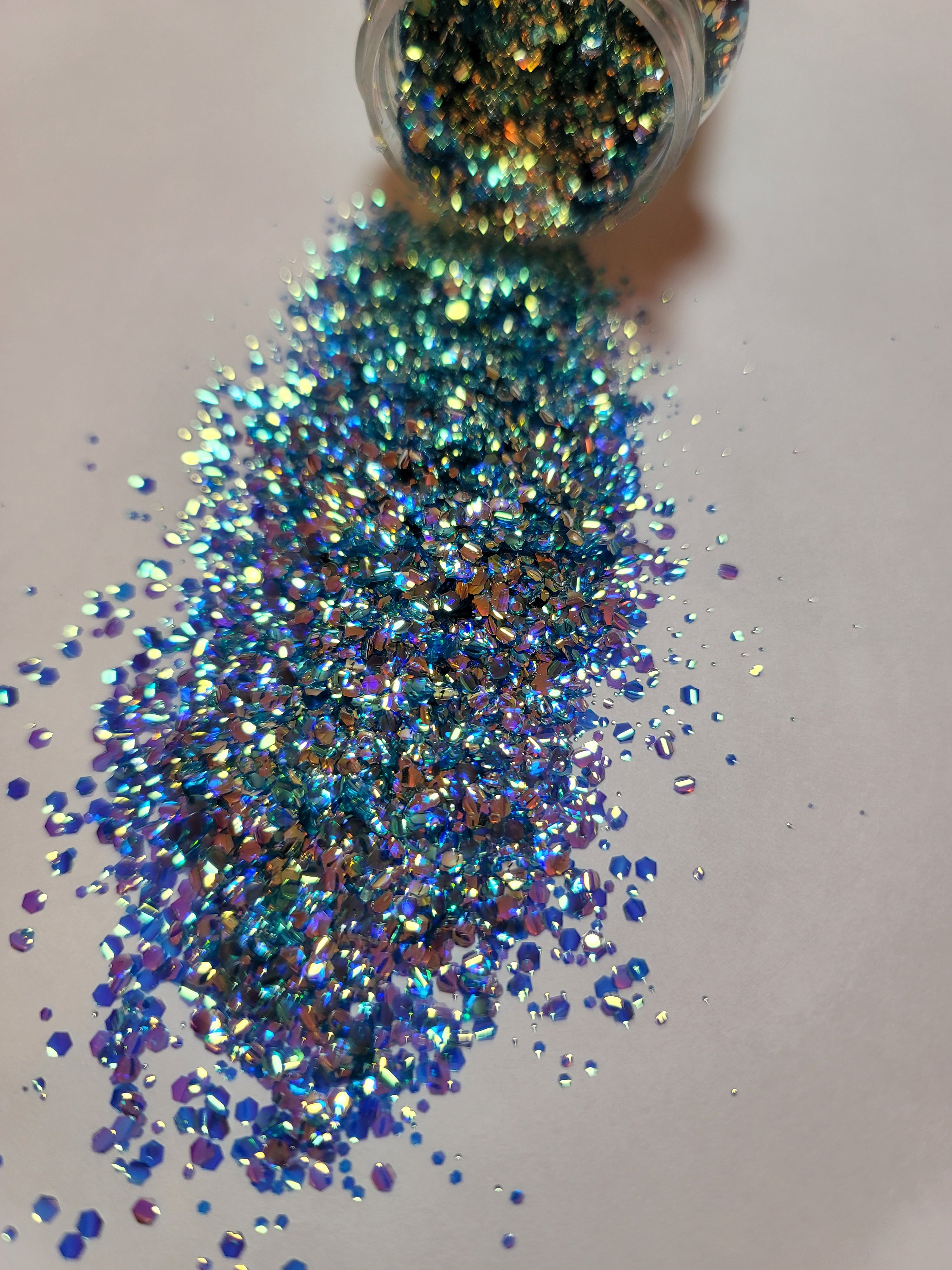 Bubble Glitter- Twisted Teal # 7